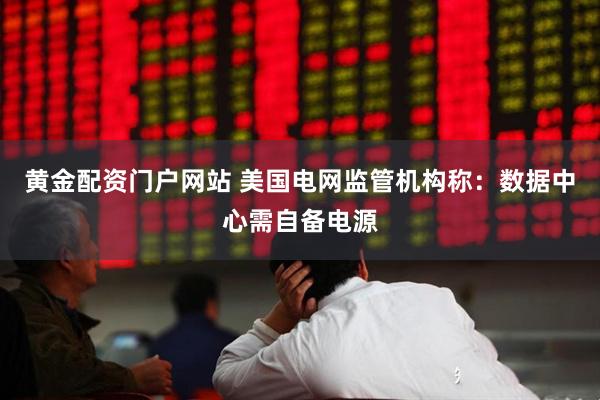 黄金配资门户网站 美国电网监管机构称：数据中心需自备电源
