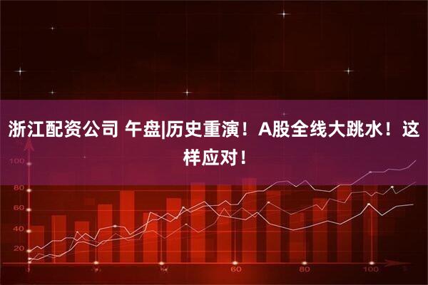 浙江配资公司 午盘|历史重演!A股全线大跳水!这样应对!